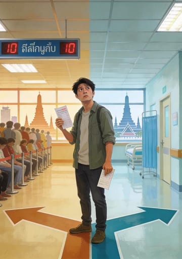คิวยาวหรือค่ารักษาแพง? เรื่องจริงของคนไข้ในกรุงเทพฯ