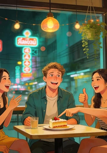 ภาษาสแลงในคาเฟ่อารีย์: บทเรียนที่จอห์นไม่เคยได้จากตำรา