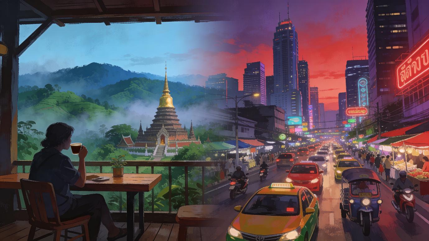 สองนคร สองจังหวะ: เปรียบเทียบเชียงใหม่กับกรุงเทพฯ