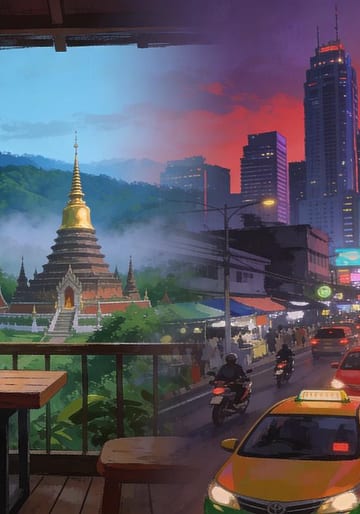 สองนคร สองจังหวะ: เปรียบเทียบเชียงใหม่กับกรุงเทพฯ