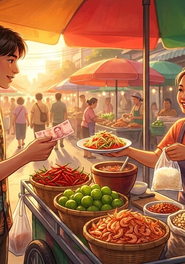 ส้มตำเท่าไหร่?