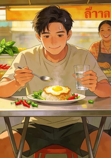 จอห์นกับผัดกระเพราสองรส